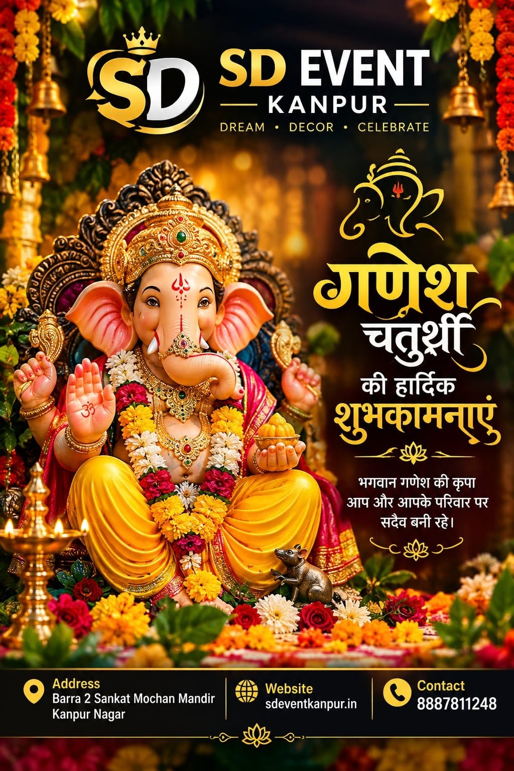 Ganpati Decoration in Kanpur: Ganesh Chaturthi Setup Ideas & Complete Guide