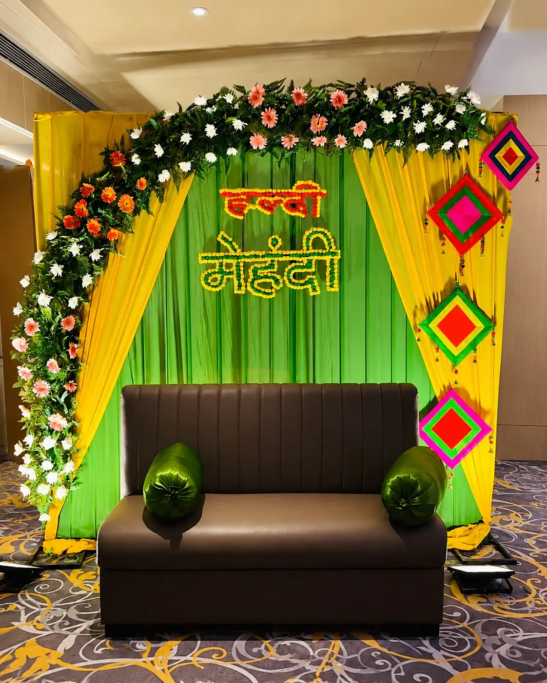Mehendi ceremony decor by SD Event & Photography, Kanpur