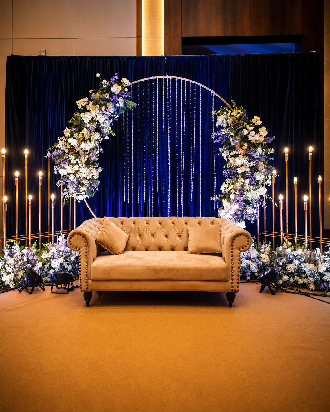 Wedding stage decor by SD Event & Photography, Kanpur